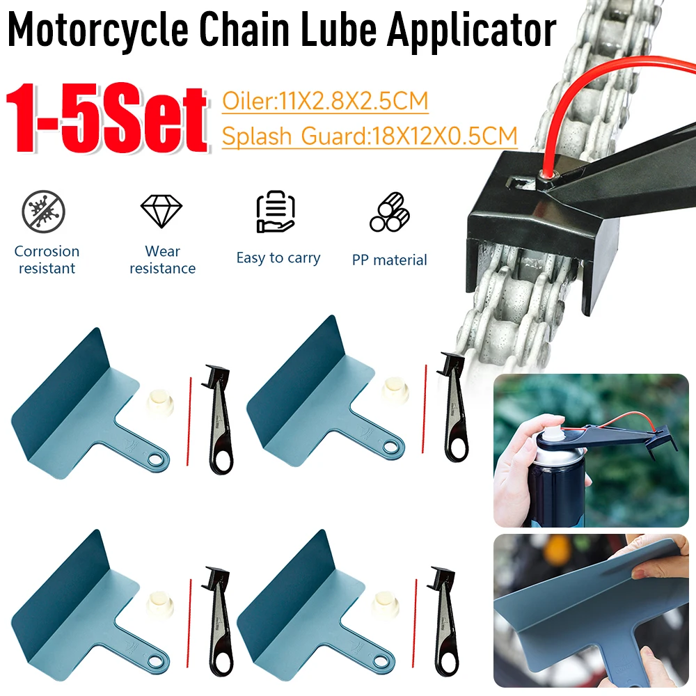 Motorcycle Gear Oil For Chain - 1-10SET 모토 체인 루브 애플리케이터 무분진