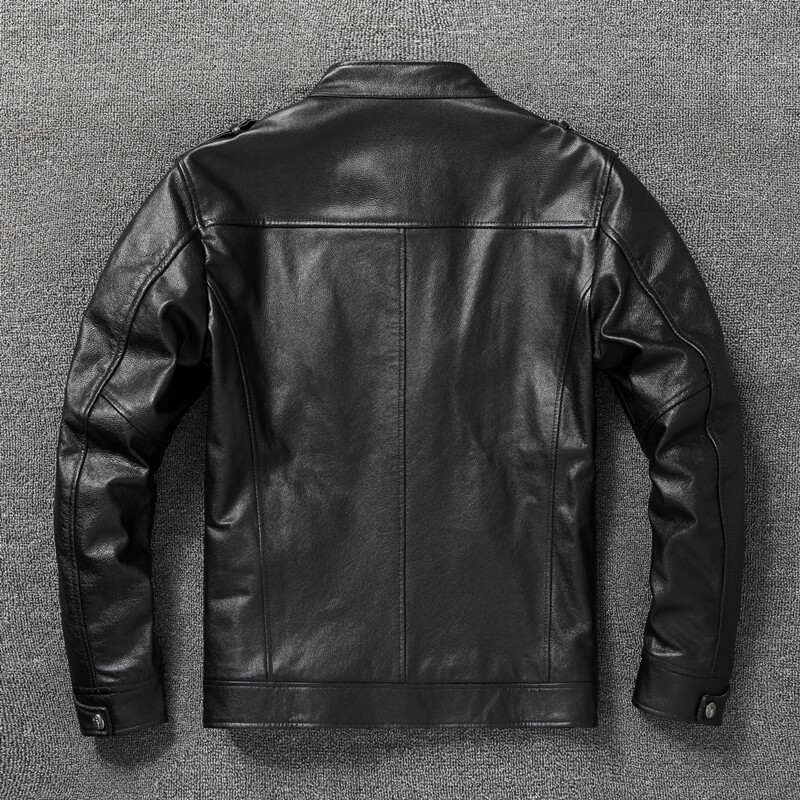 정품 가죽 남성 자켓 슬림 소프트 소가죽 자켓 스트리트 - Riding Jacket Leather 리뷰 및 가격