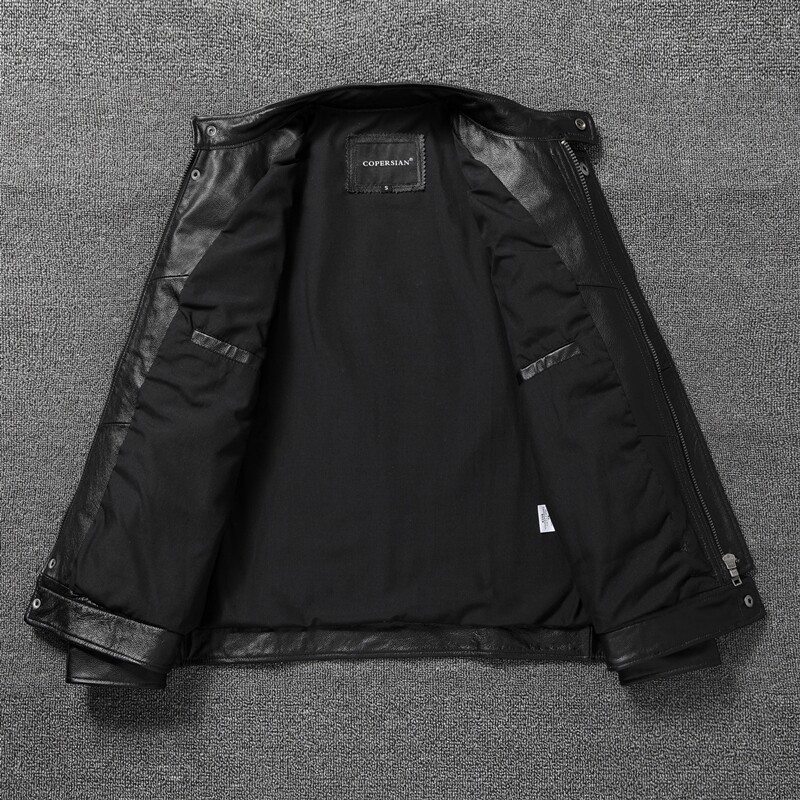 정품 가죽 남성 자켓 슬림 소프트 소가죽 자켓 스트리트 - Riding Jacket Leather 리뷰 및 가격