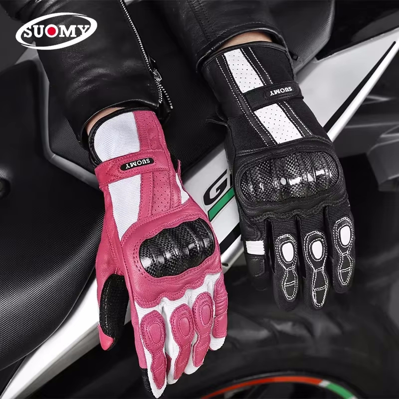 SUOMY 가죽 오토바이 장갑 통기성 카본 풀핑거 모토 - Xs Motorcycle Gear 리뷰 및 가격
