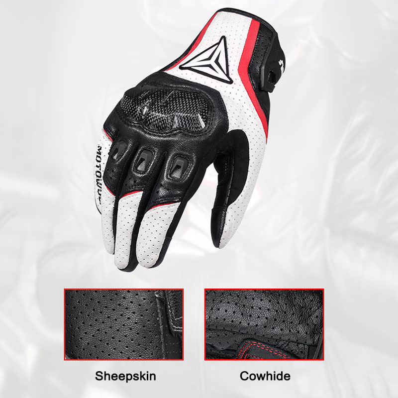 터치스크린 통기성 가죽 오토바이 장갑 남성용 모토크로스 - Motorcycle Gear Clearance 리뷰 및 가격