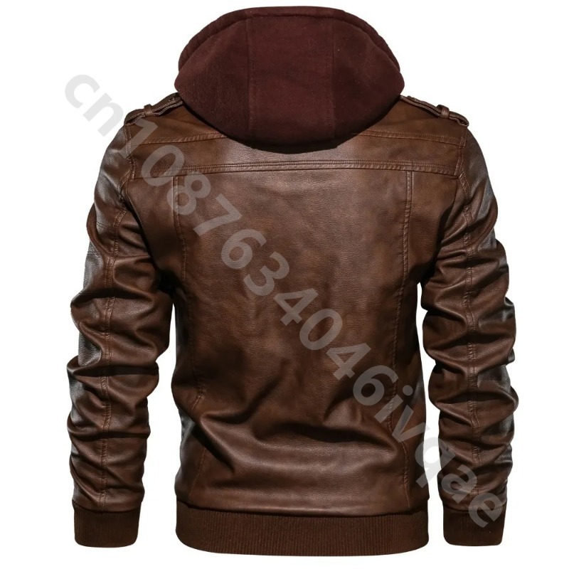 남성용 오토바이 라이딩 PU 가죽 재킷 후드 탈부착 가 - Riding Jacket Leather 리뷰 및 가격