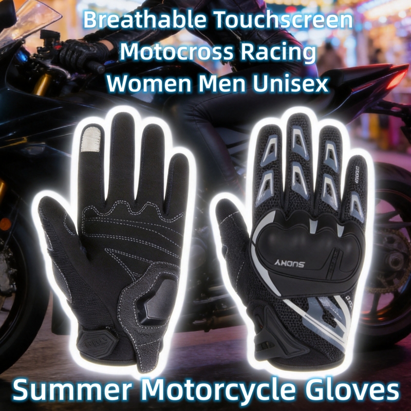 SUOMY 여름용 오토바이 장갑 풀핑거 통기성 터치스크 - Xs Motorcycle Gear 리뷰 및 가격