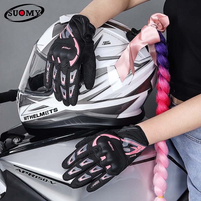 SUOMY 여름용 오토바이 장갑 풀핑거 통기성 터치스크 - Xs Motorcycle Gear 리뷰 및 가격